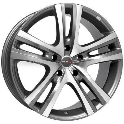 9x18/5x150 ET48 D110,2 Aria Gunmetal Mirror Face